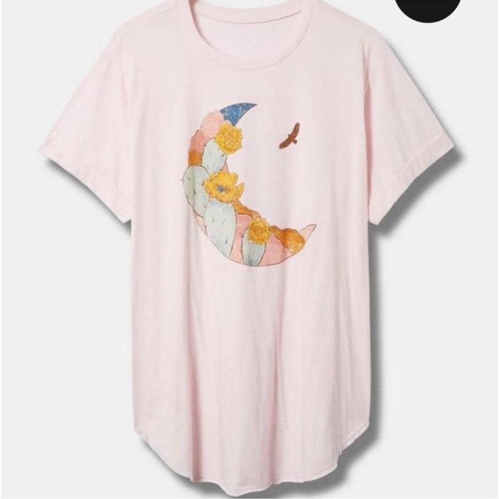 Torrid Graphic Relaxed Side Slit Crew Neck Tshirt NWT 3X